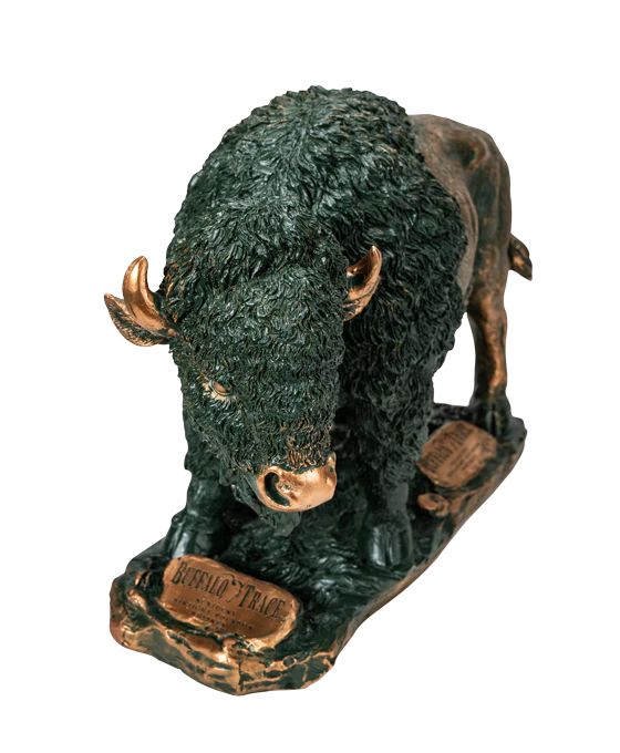 Buffalo Trace 18" Buffalo Statue - Bronze Finish - Image 4