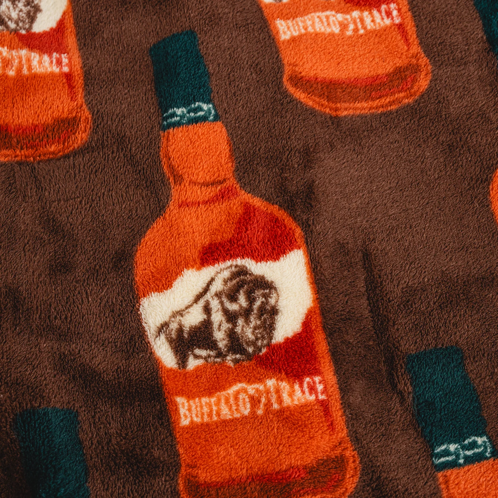 Buffalo Trace Bourbon Bottle Fleece Blanket - Image 4