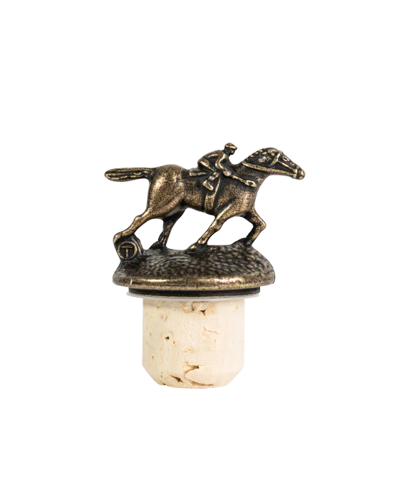Blanton's Single Barrel Bourbon Horse & Jockey Stopper Set - Image 5