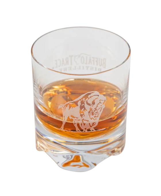 Buffalo Trace Sculpted Rocks Glass - 10oz - Image 2