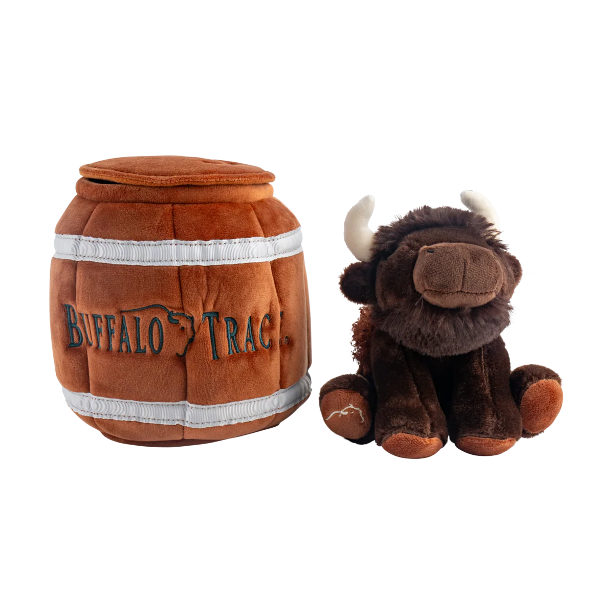 Buffalo Trace Barrel Plush Dog Toy - Image 3