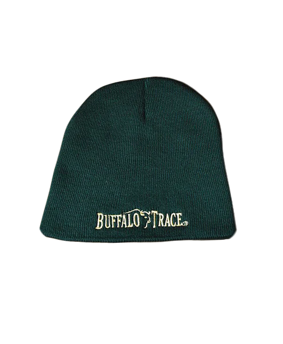 Forest Green Buffalo Trace Beanie Cap – Warm Winter Knit