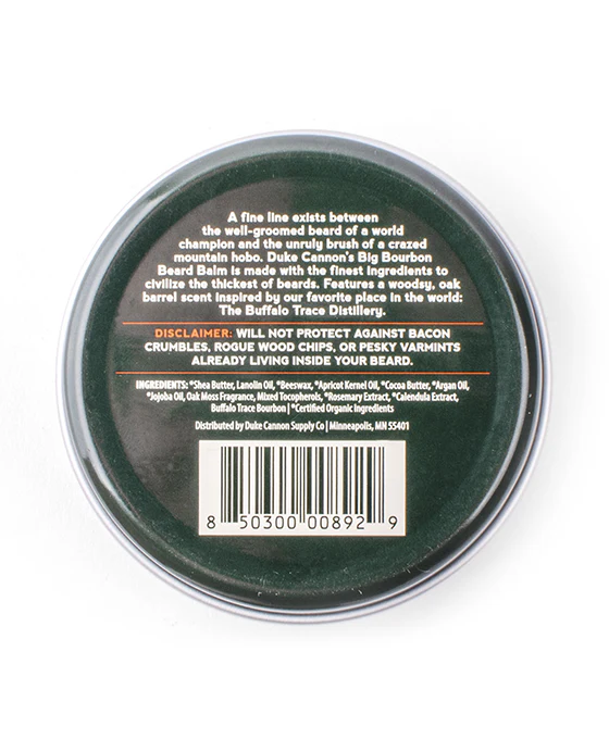 Big Bourbon Beard Balm – Buffalo Trace Scent, Woodsy Hold - Image 3