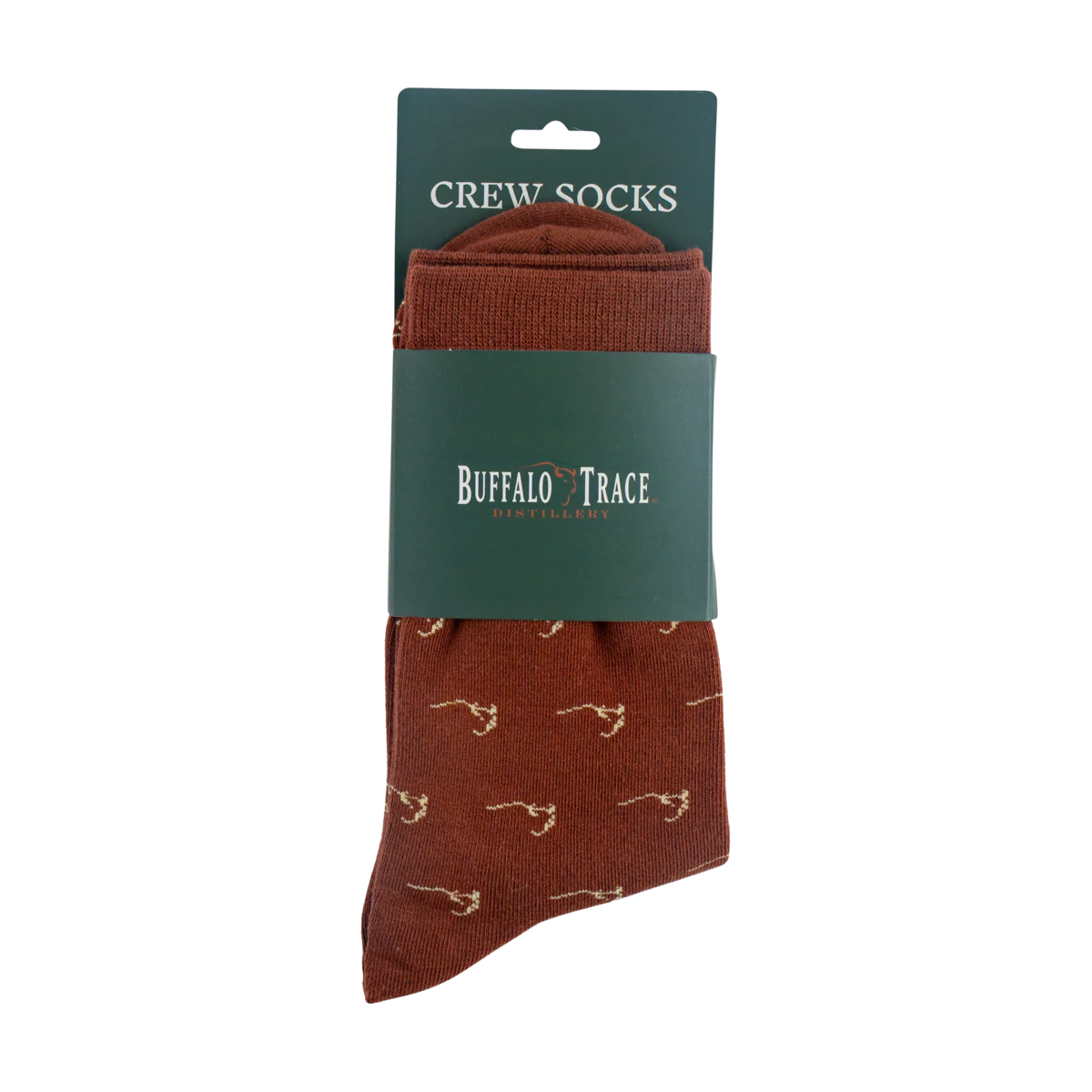 Buffalo Trace Brown Swoosh Socks - Image 2