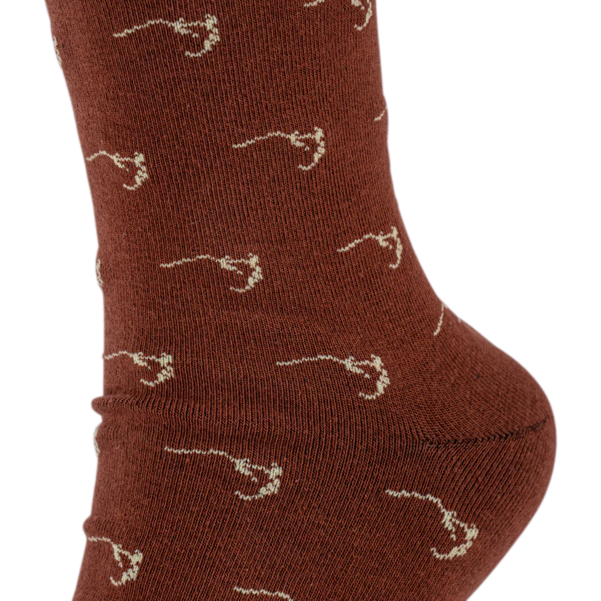 Buffalo Trace Brown Swoosh Socks - Image 3