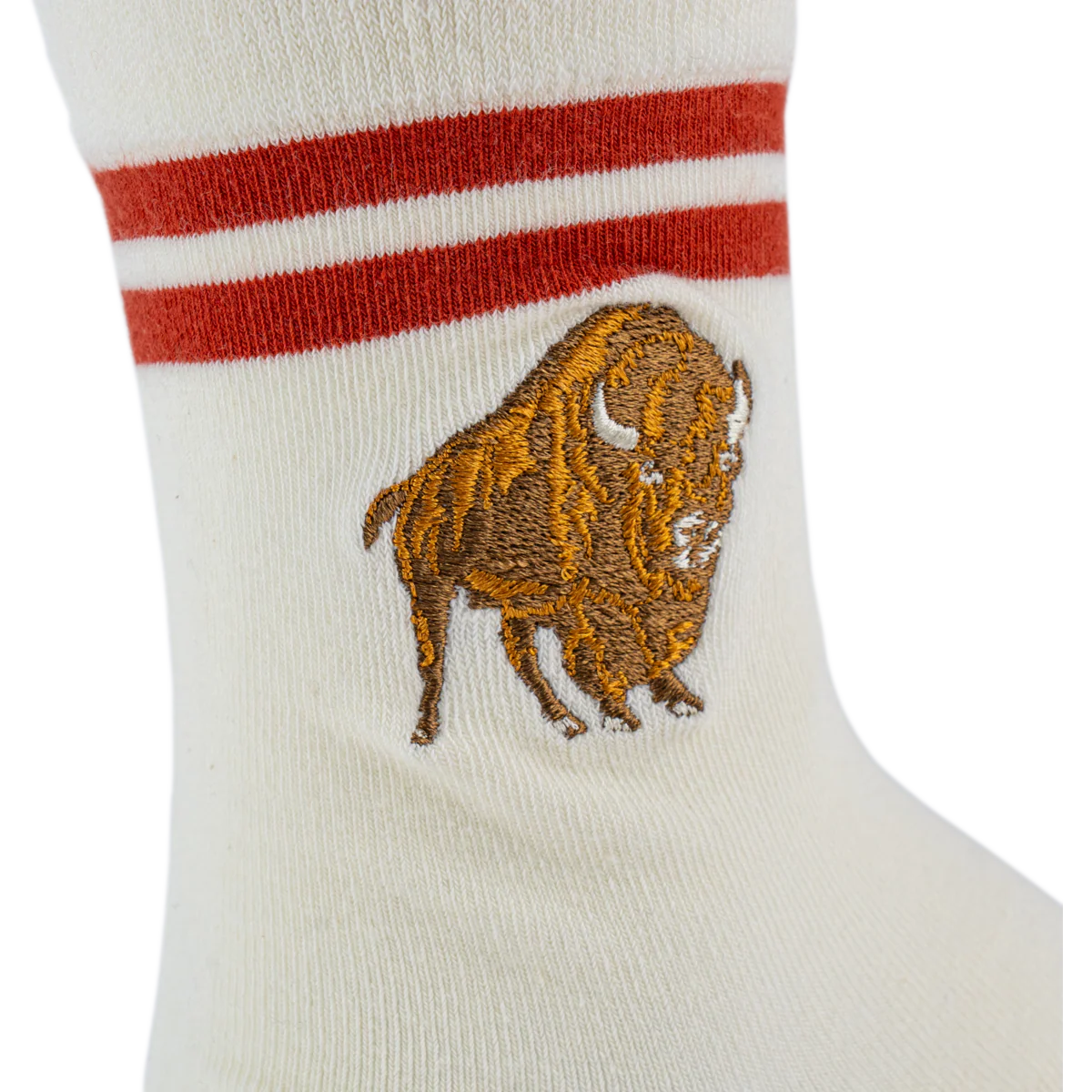 Buffalo Trace Cream Striped Buffalo Socks - Image 3