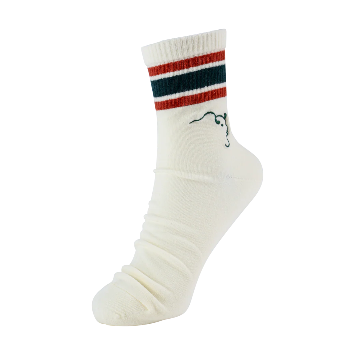 Buffalo Trace Cream Striped Swoosh Socks
