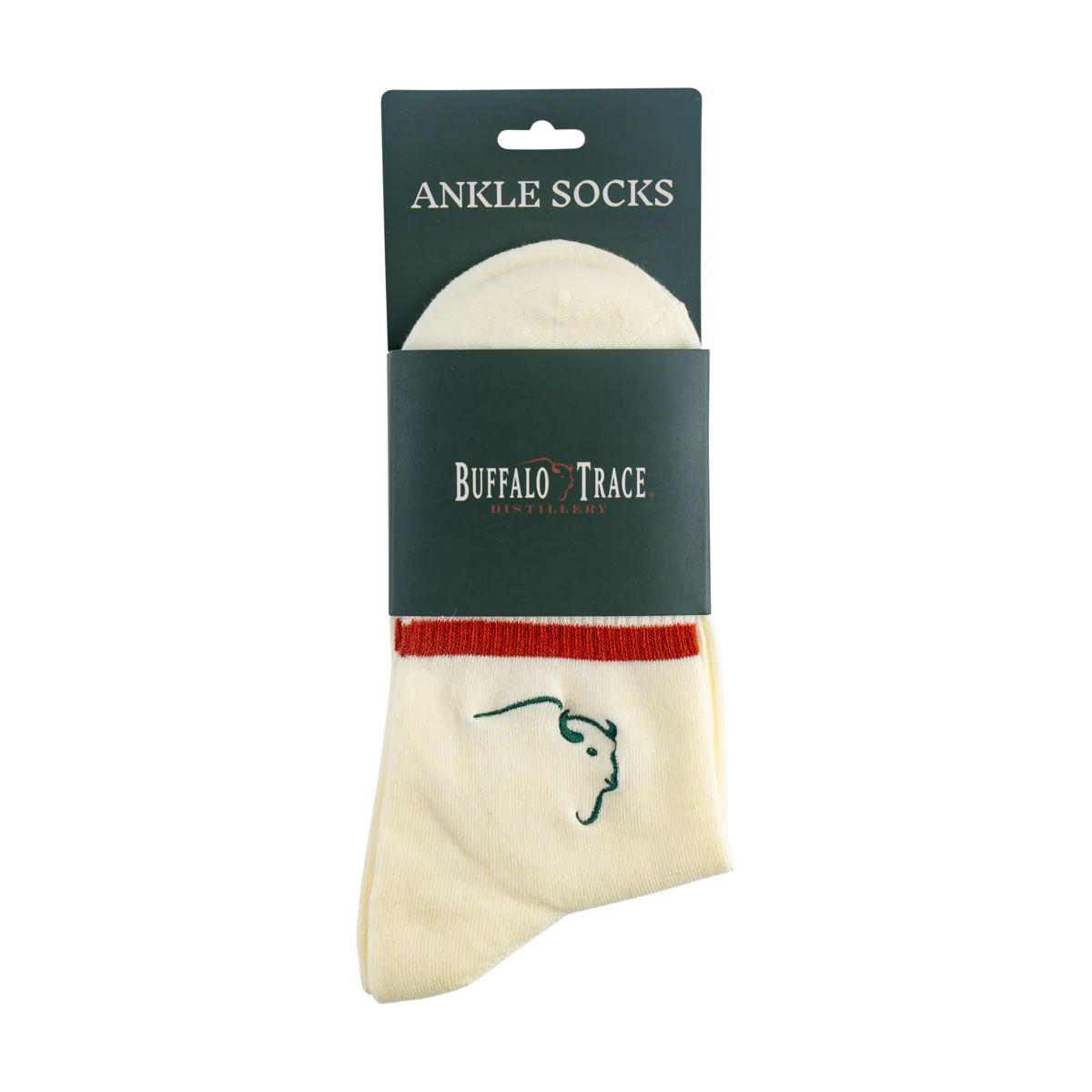 Buffalo Trace Cream Striped Swoosh Socks - Image 2