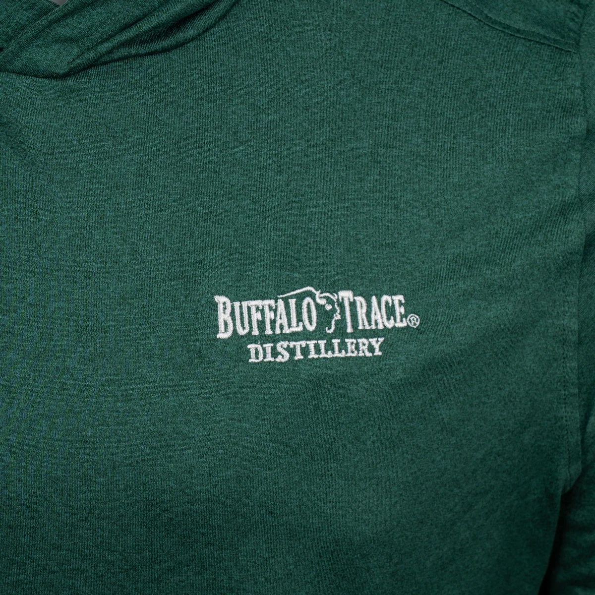 Buffalo Trace Cutter & Buck Green Hoodie - Image 3