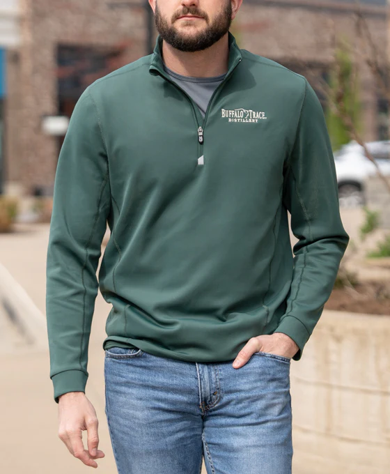 Buffalo Trace Cutter & Buck Men's Quarter-Zip Pullover - Image 3