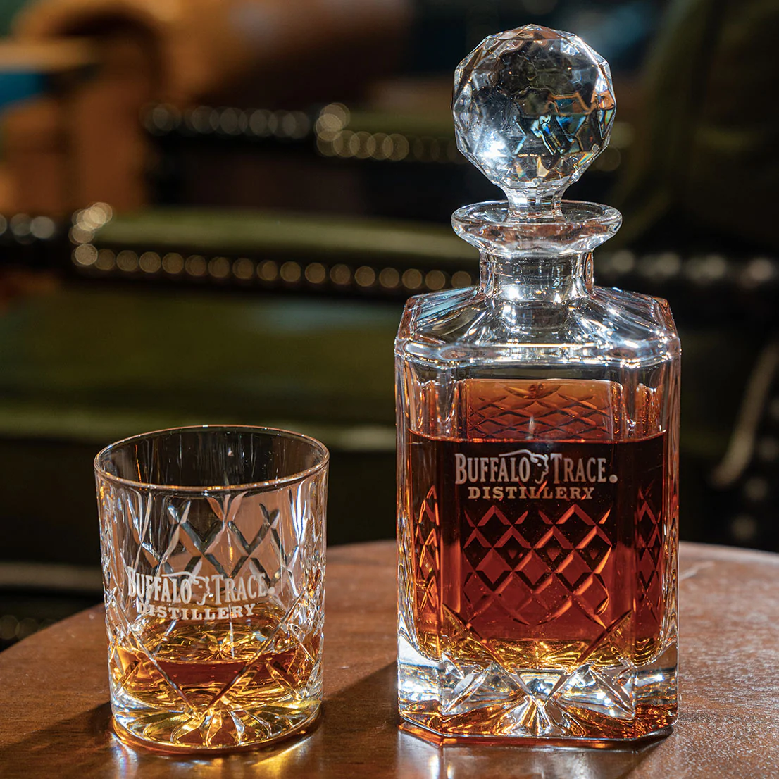 Buffalo Trace Director's Classic Lead Crystal Decanter - Image 5