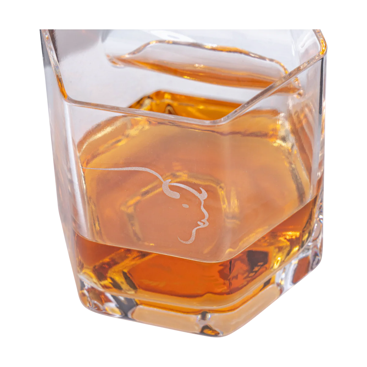 Buffalo Trace Swoosh Etched Cigar Glass - Image 7