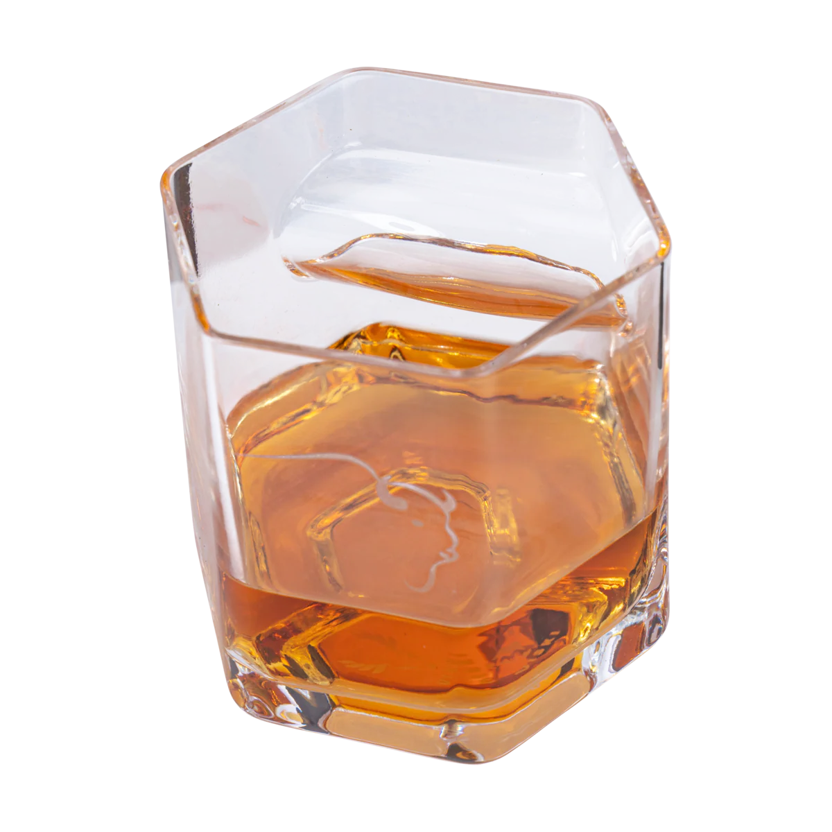 Buffalo Trace Swoosh Etched Cigar Glass - Image 8