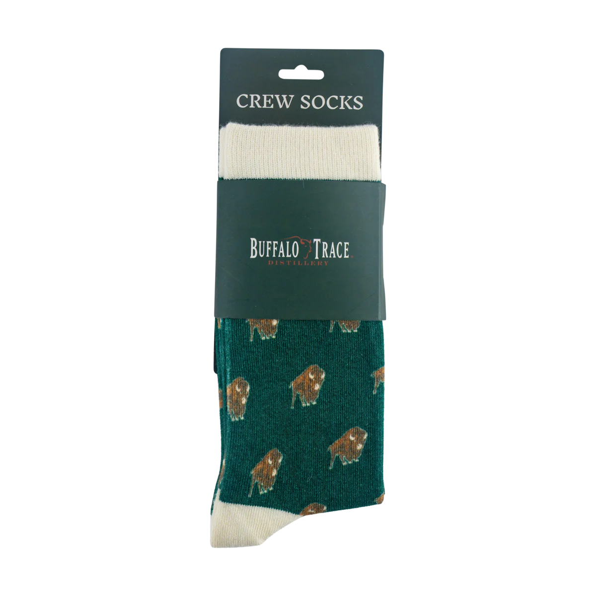 Buffalo Trace Green Allover Buffalo Socks - Image 2