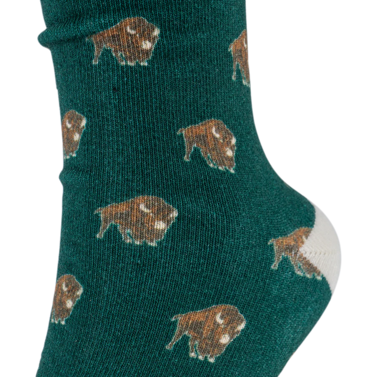 Buffalo Trace Green Allover Buffalo Socks - Image 3