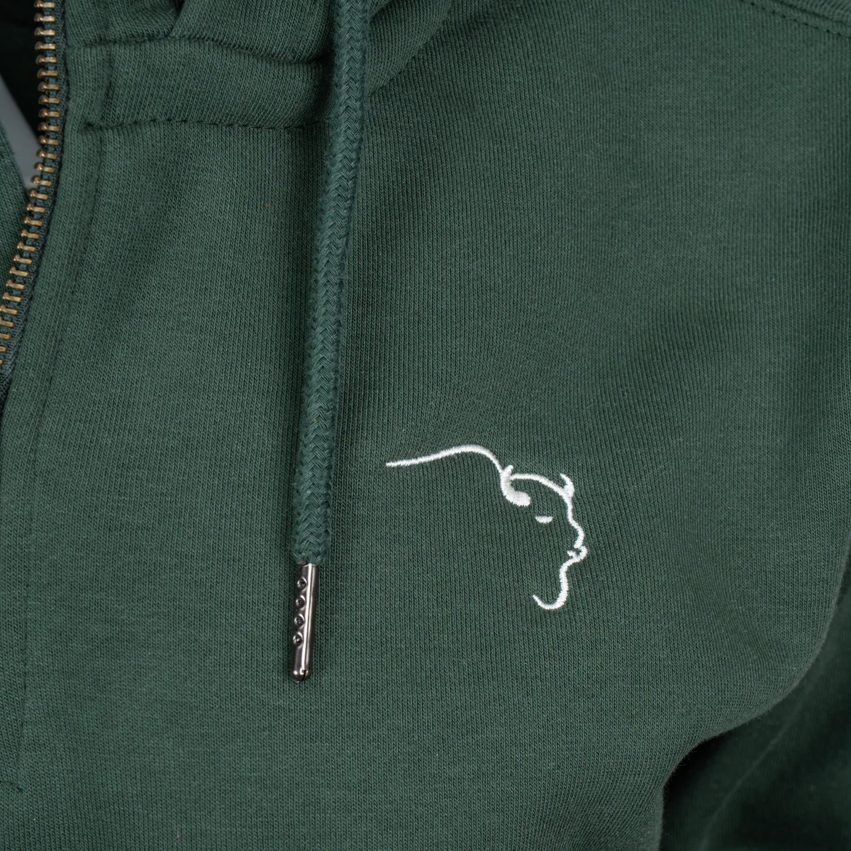 Buffalo Trace Green Half-Zip Hoodie - Image 3