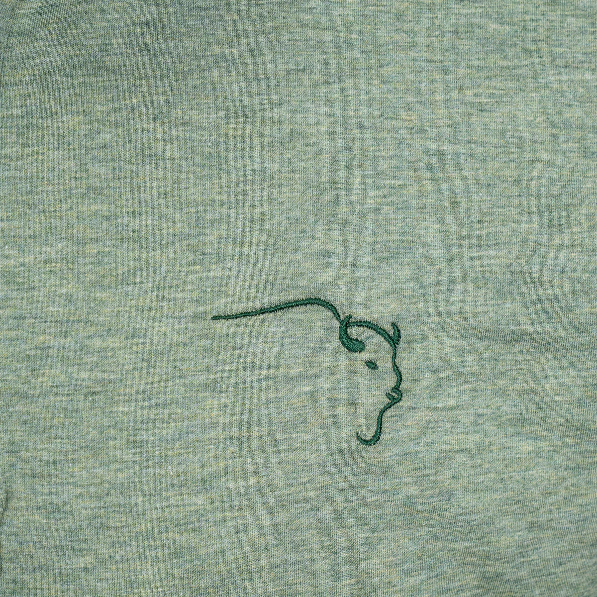 Buffalo Trace Green Heather Everywhere Swoosh Polo by Tasc - Image 3