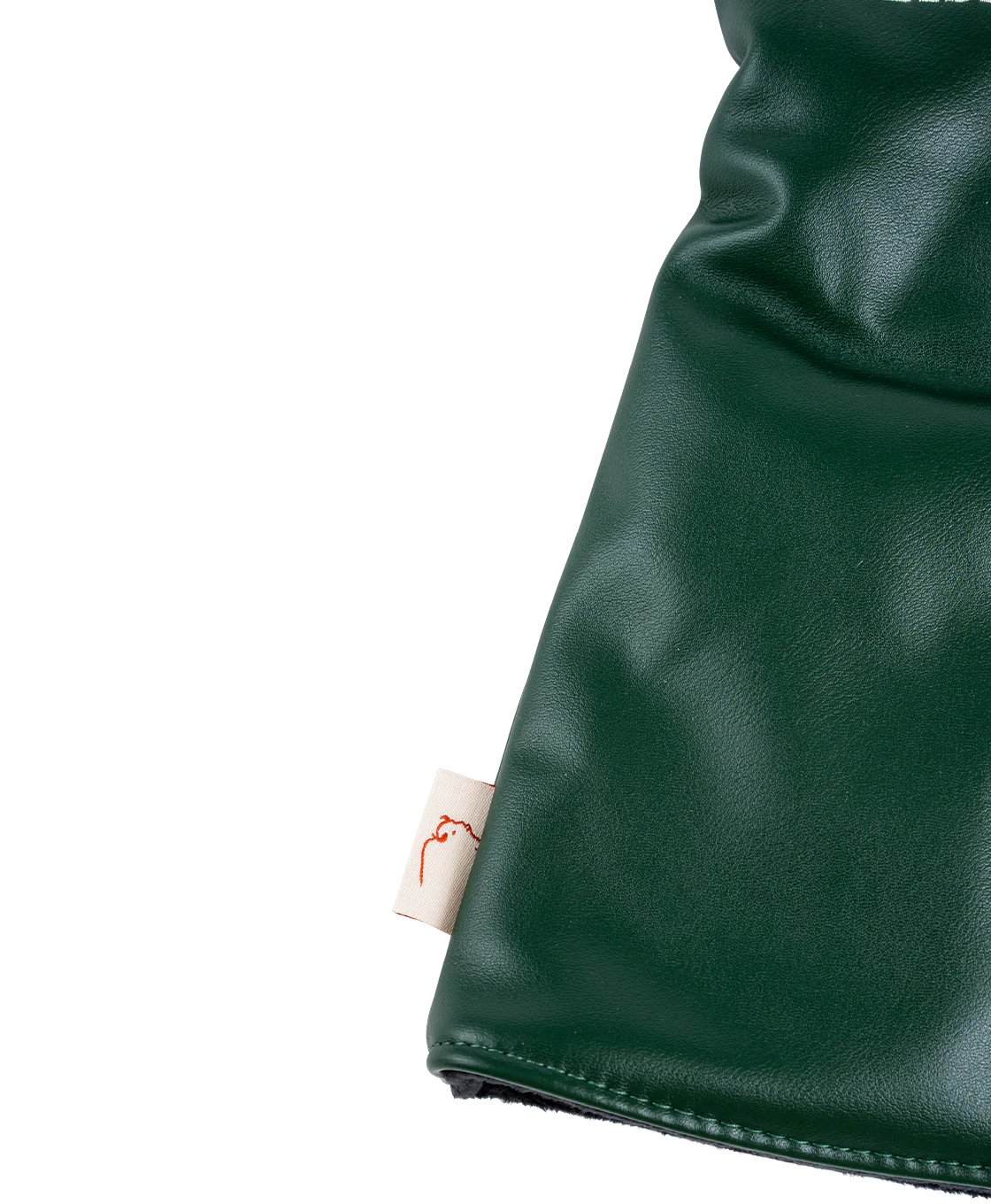 Buffalo Trace Green Leather Golf Club Cover With Pocket - Image 5