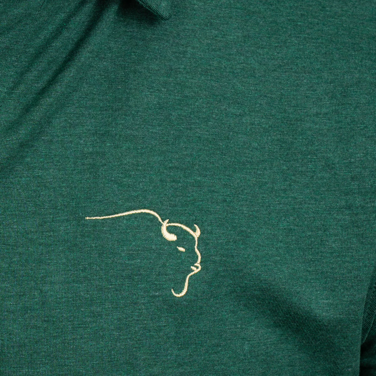 Buffalo Trace Green Long Sleeve Swoosh Polo by Tasc - Image 3