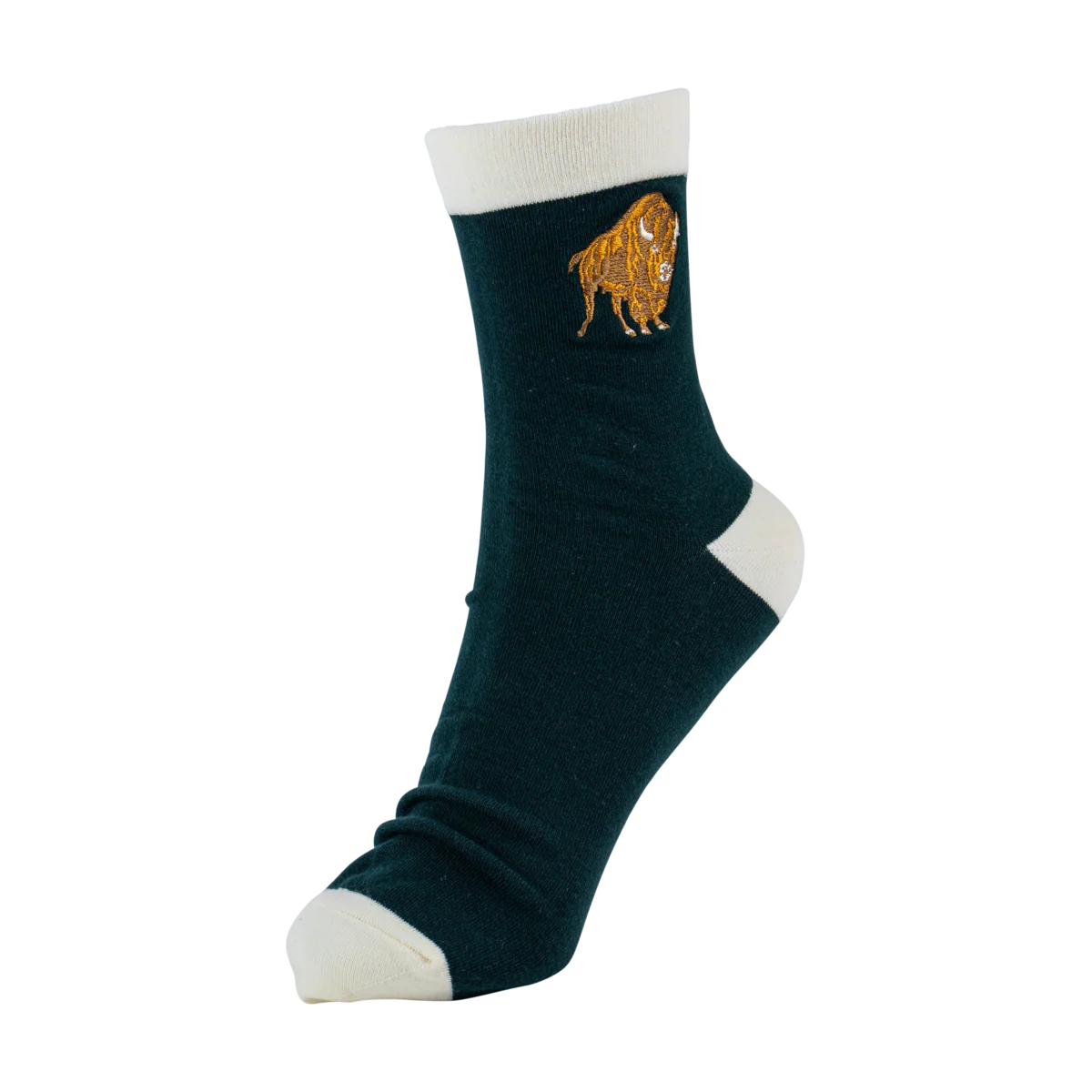 Buffalo Trace Green Striped Buffalo Socks
