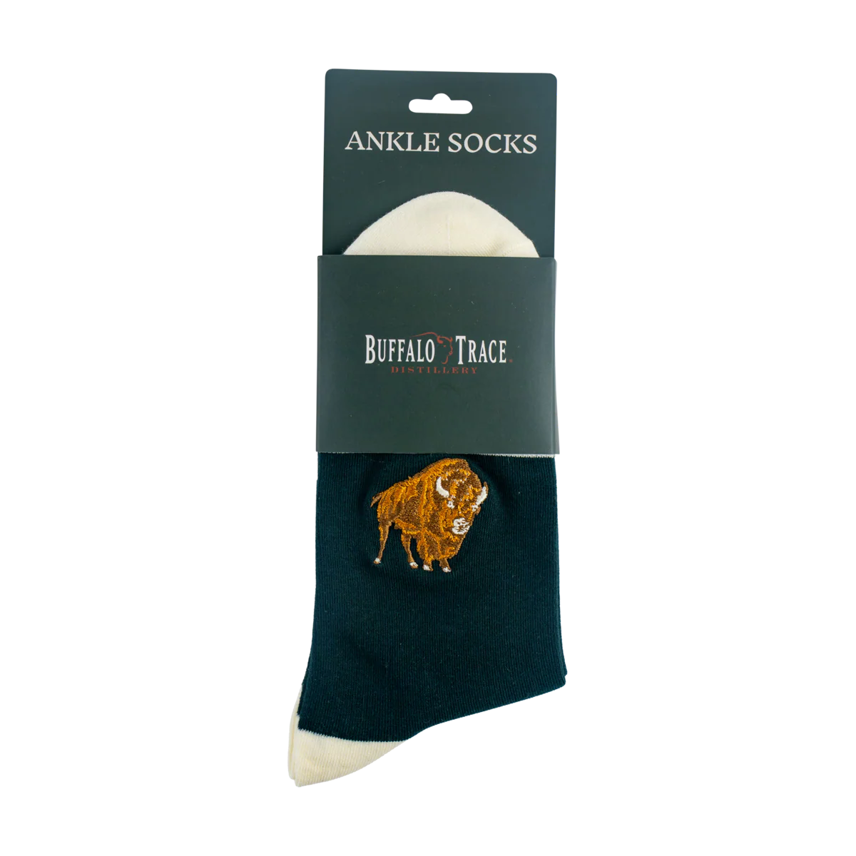 Buffalo Trace Green Striped Buffalo Socks - Image 2