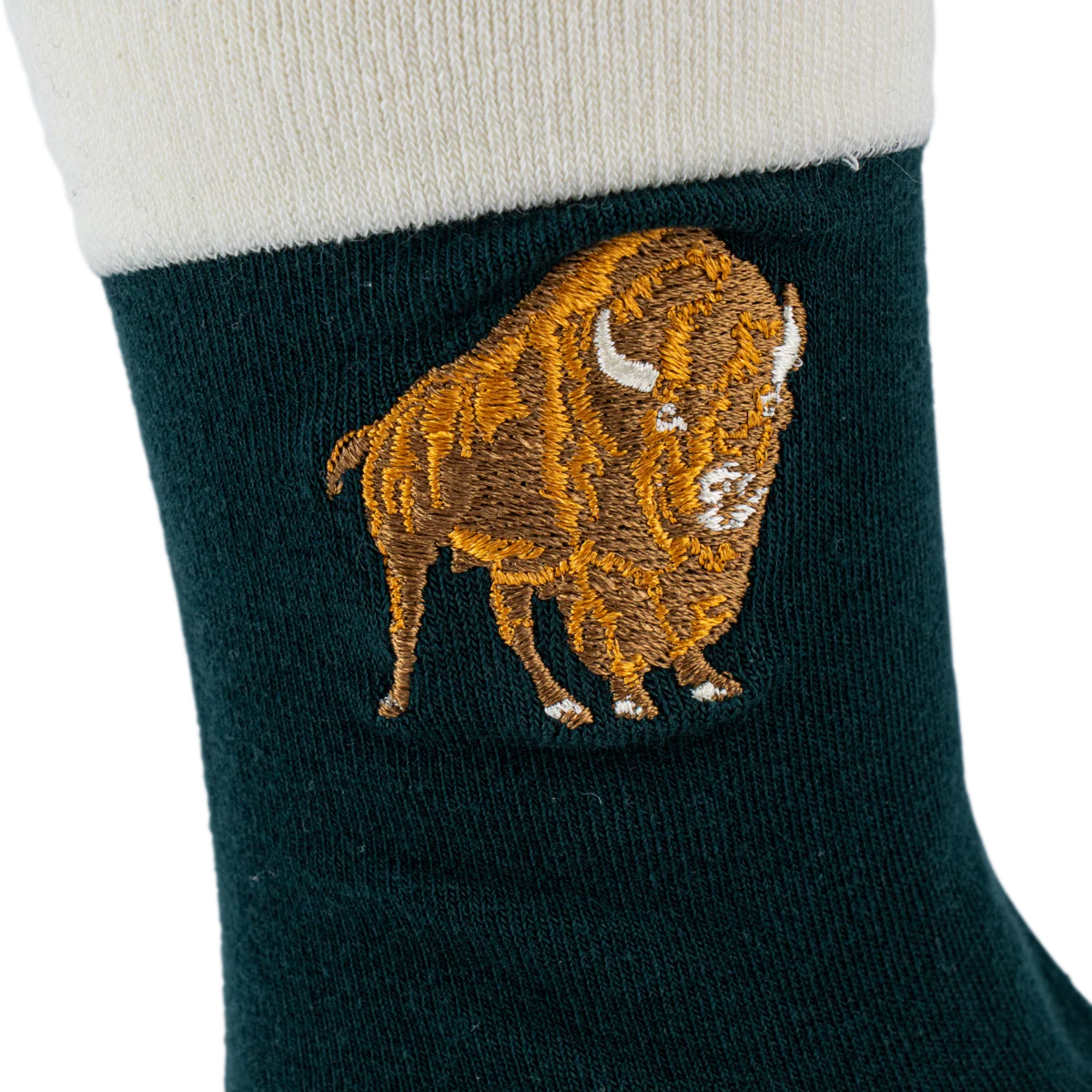 Buffalo Trace Green Striped Buffalo Socks - Image 3