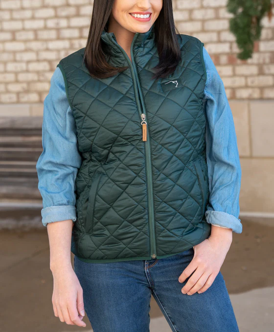 Buffalo Trace Ladies Quilted Vest - Image 4