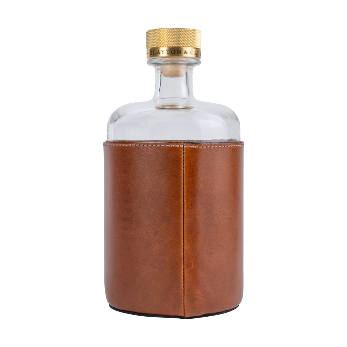 Buffalo Trace Leather Wrapped Decanter - Image 5