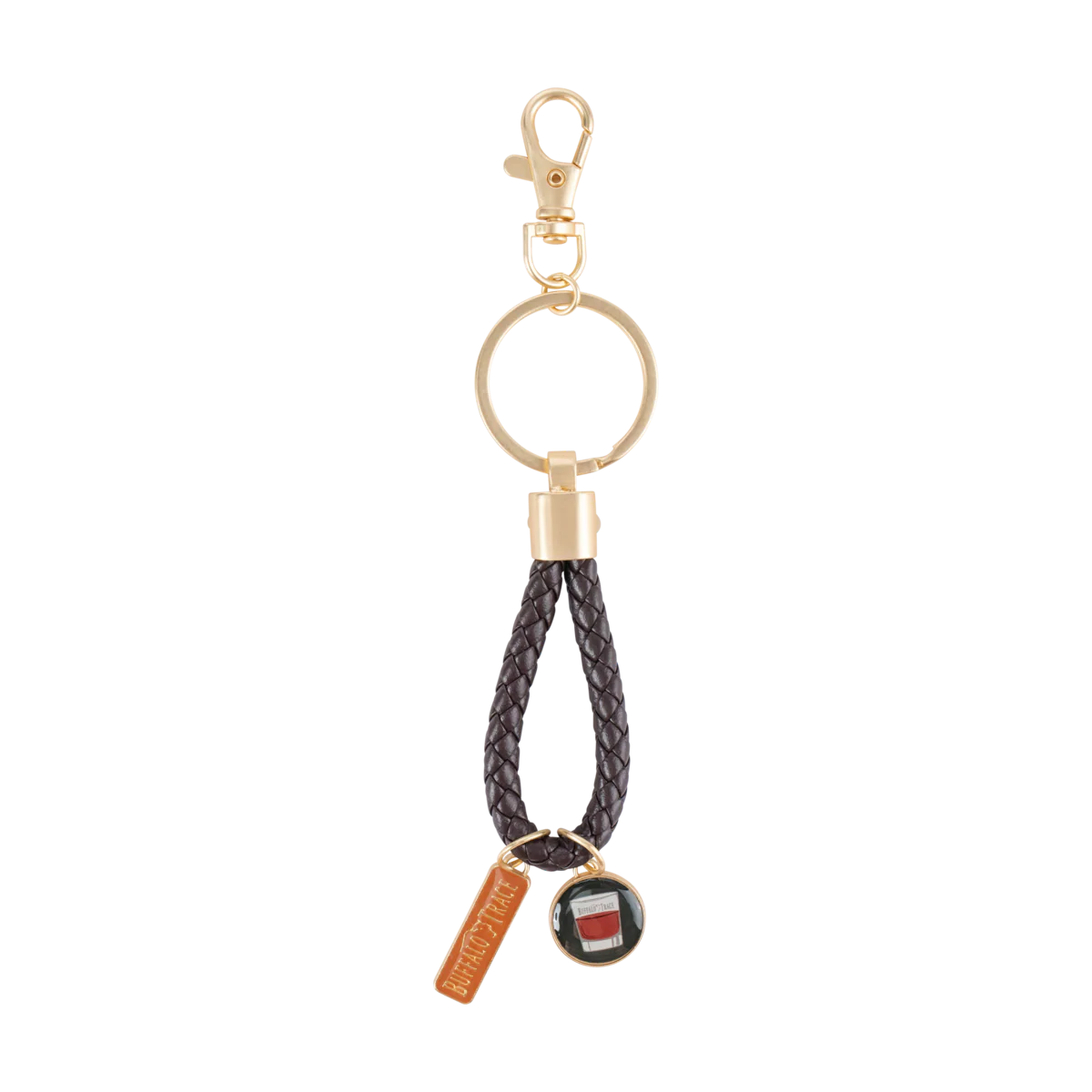 Buffalo Trace Logo Braided Keychain