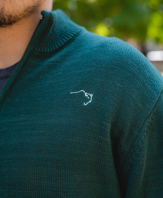 Buffalo Trace Quarter-Zip Sweater - Image 3