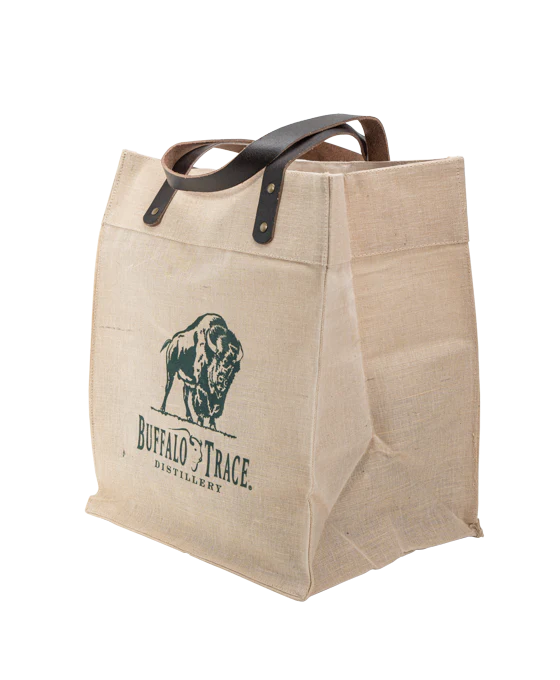 Buffalo Trace Reusable Canvas and Jute Tote