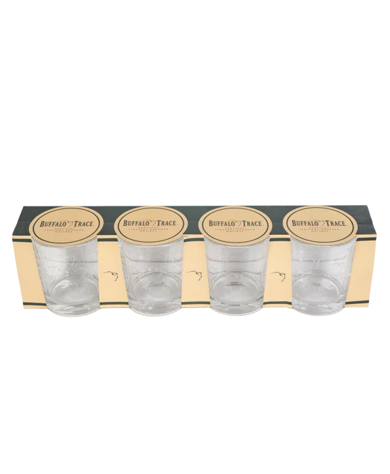Buffalo Trace Rocks Glasses - Set of 4