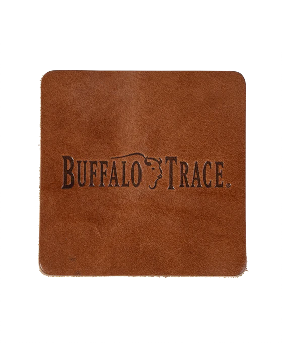 Buffalo Trace Leather Bourbon Coaster