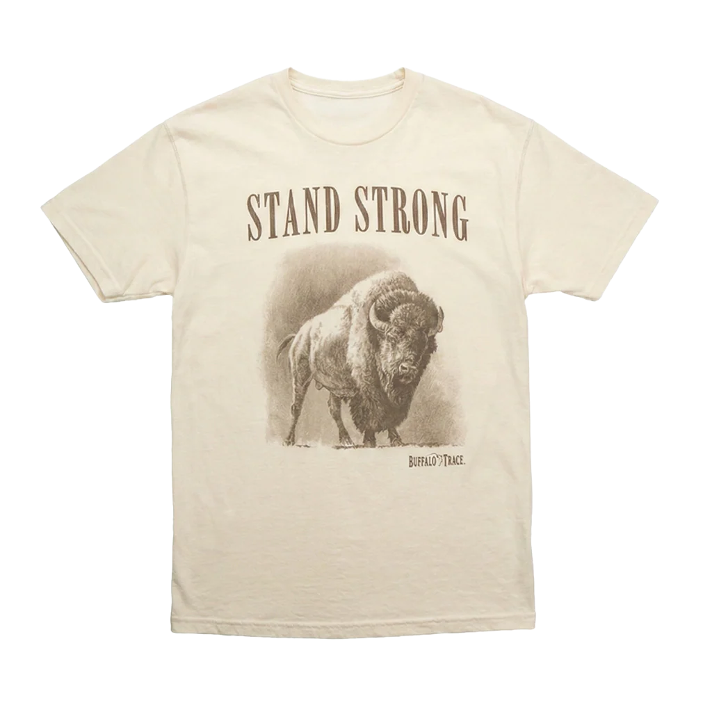 Buffalo Trace "Stand Strong" Throwback T-Shirt (Cream)