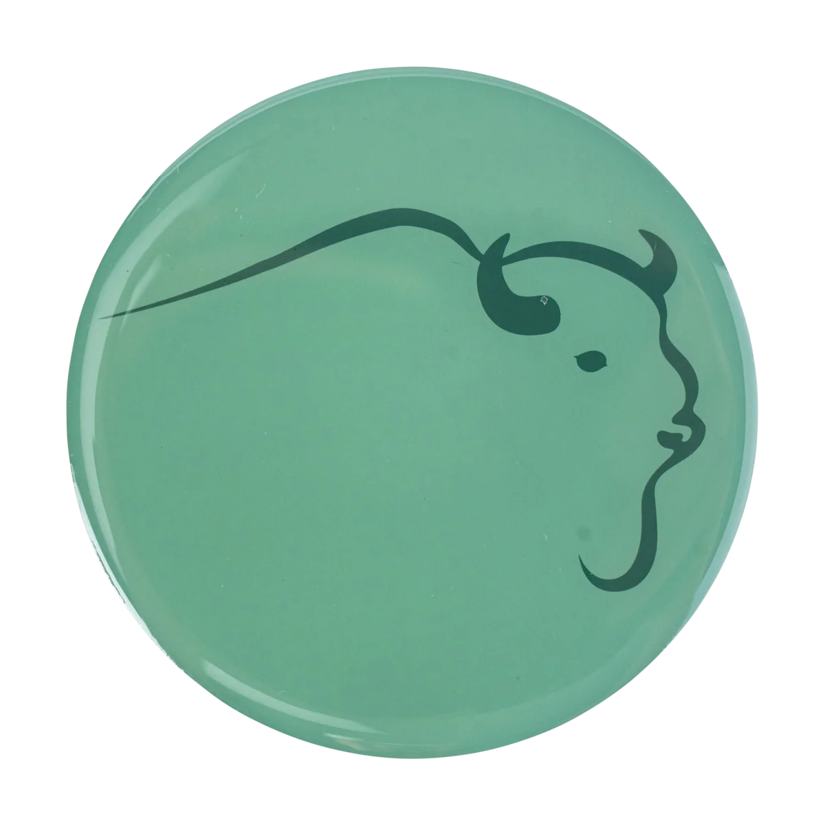 Buffalo Trace Swoosh Green Magnet