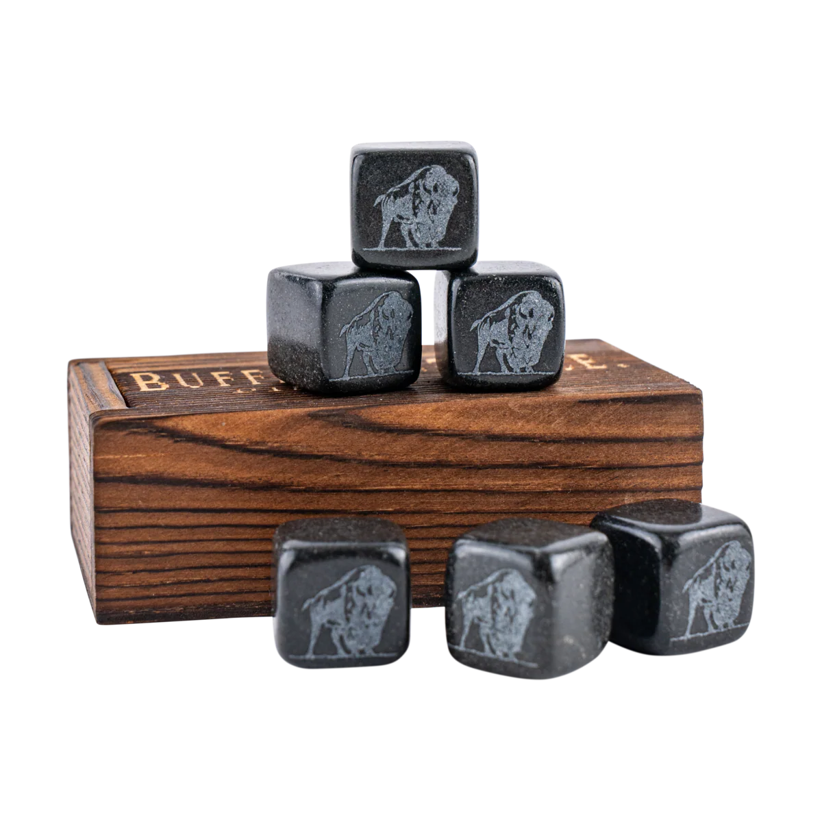 Buffalo Trace Whiskey Stone Box Set - Image 6
