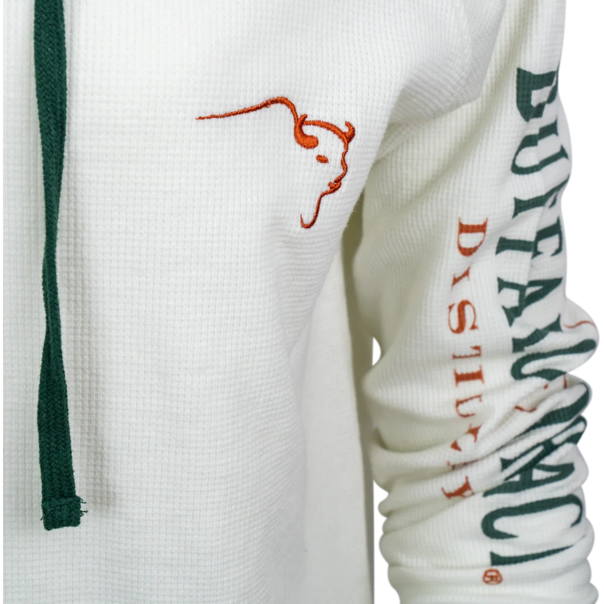 Buffalo Trace Women’s Cream Waffle Hoodie - Image 3
