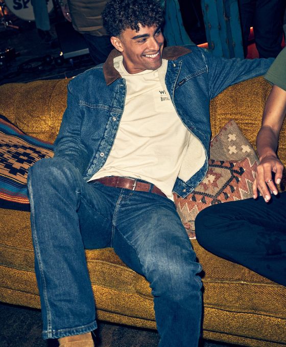 Buffalo Trace Wrangler Men's Barrel House Denim Jacket - Image 3