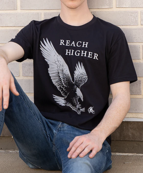 Eagle Rare Black "Reach Higher" Tee (Size S) - Image 4