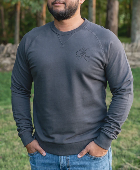 Eagle Rare Charcoal Crewneck Sweatshirt - Image 3