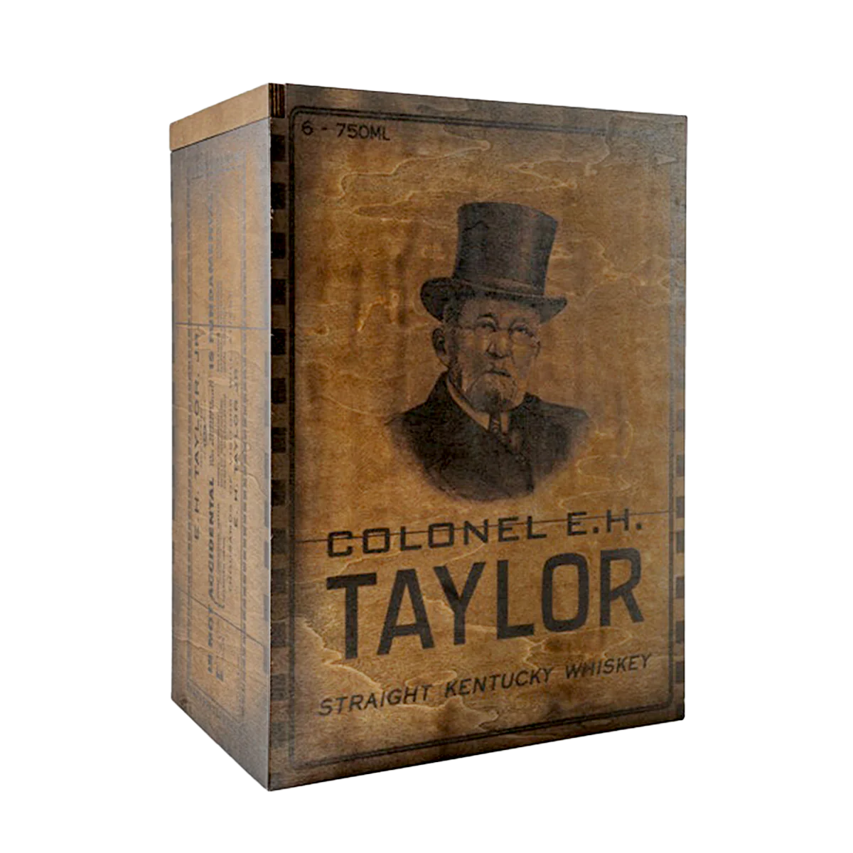 Colonel E.H. Taylor Jr. Distressed Bourbon Wooden Box