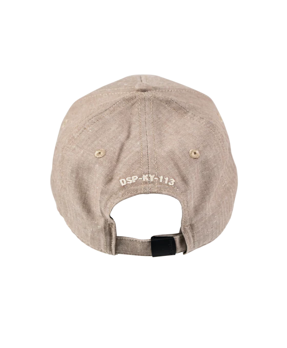 Khaki Color Hat with Cream Buffalo Swoosh - Image 3