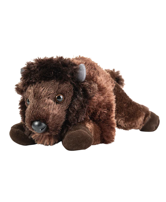 12" Soft Plush Buffalo Toy – Bourbon-Inspired Collectible