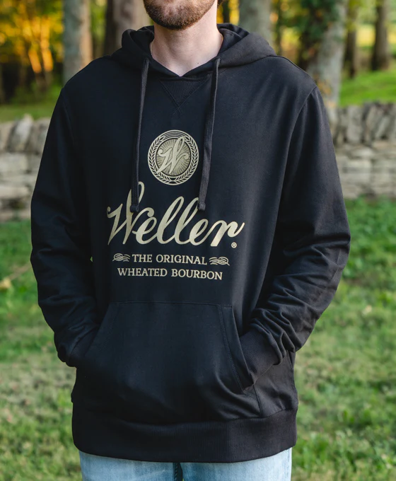 Weller Black & Gold Bourbon Logo Hoodie – Premium Outerwear - Image 3