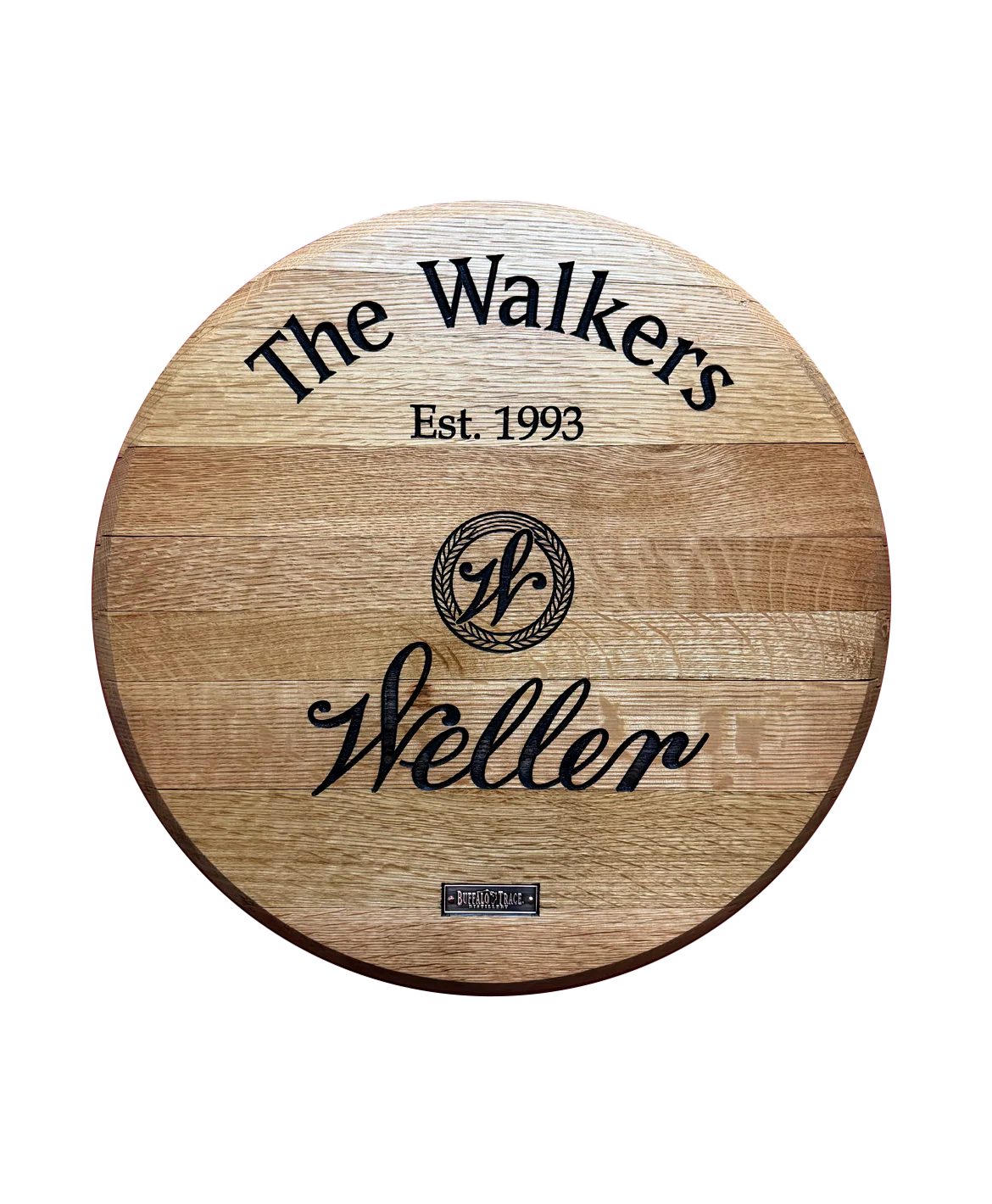 Whiskey Woodcraft Custom Engraved Barrel Head - Image 4