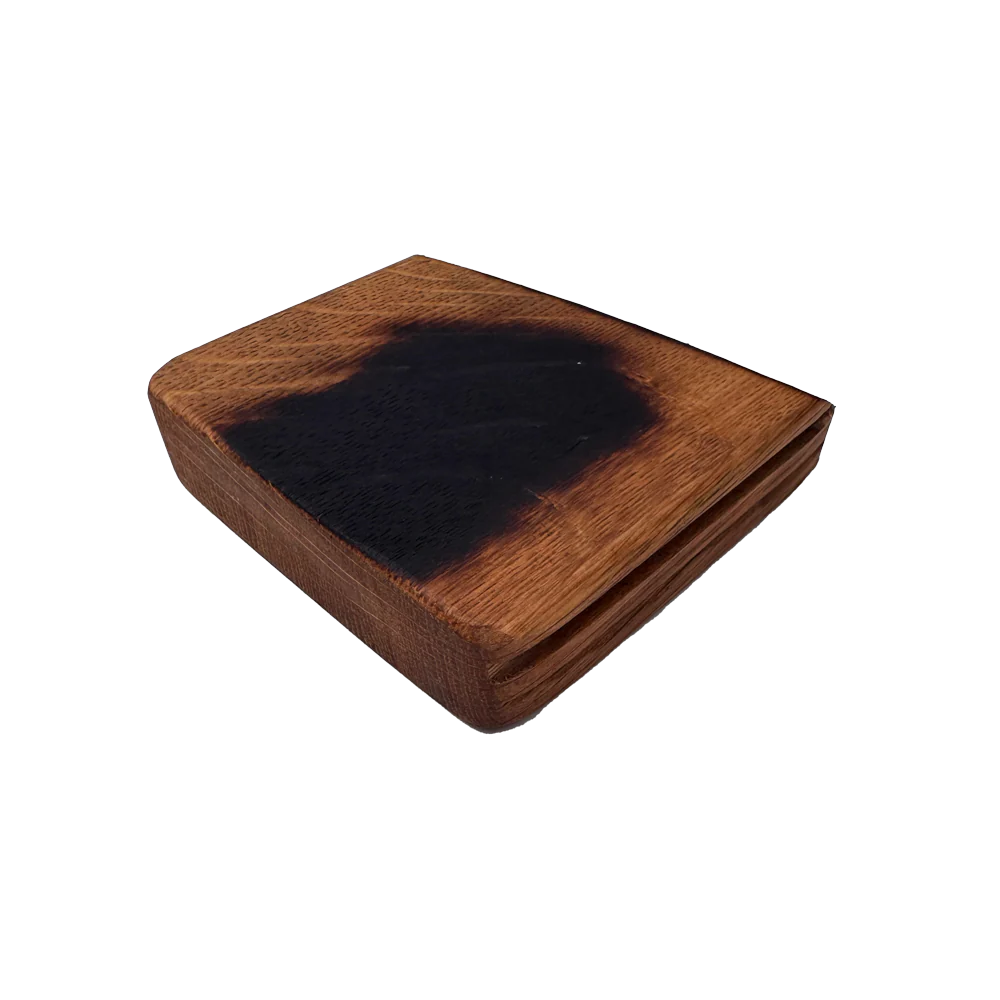 Whiskey Woodcraft Personalized Barrel Wood Table Coaster - Image 3